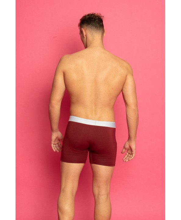 Bumbuk мъжки боксер в бордо цвят Bumbuk мъжки боксер в бордо цвят